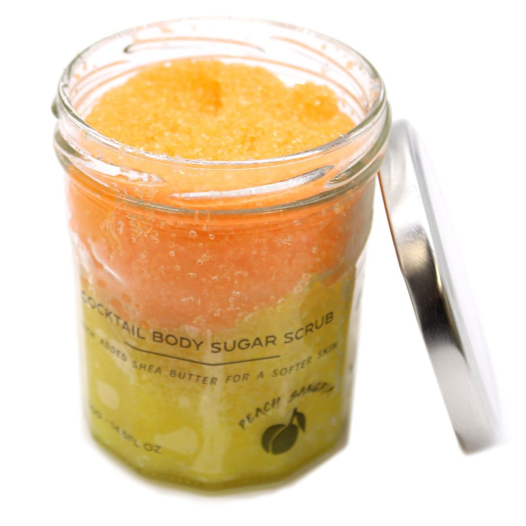 Exfoliante corporal de azúcar perfumado - Sangría de melocotón 300 g