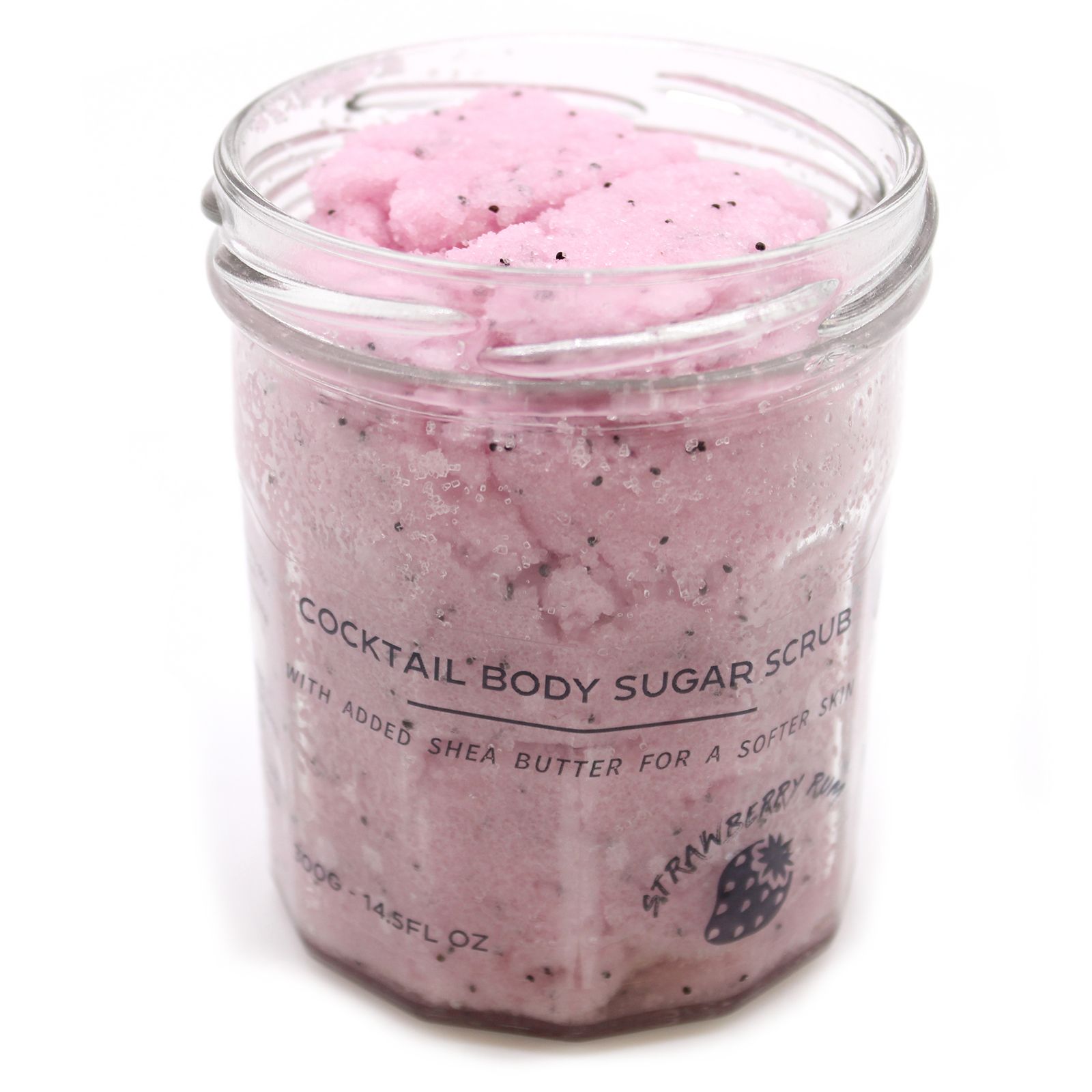 Exfoliante corporal de azúcar perfumado - Ron de fresa 300g - Imagen 8