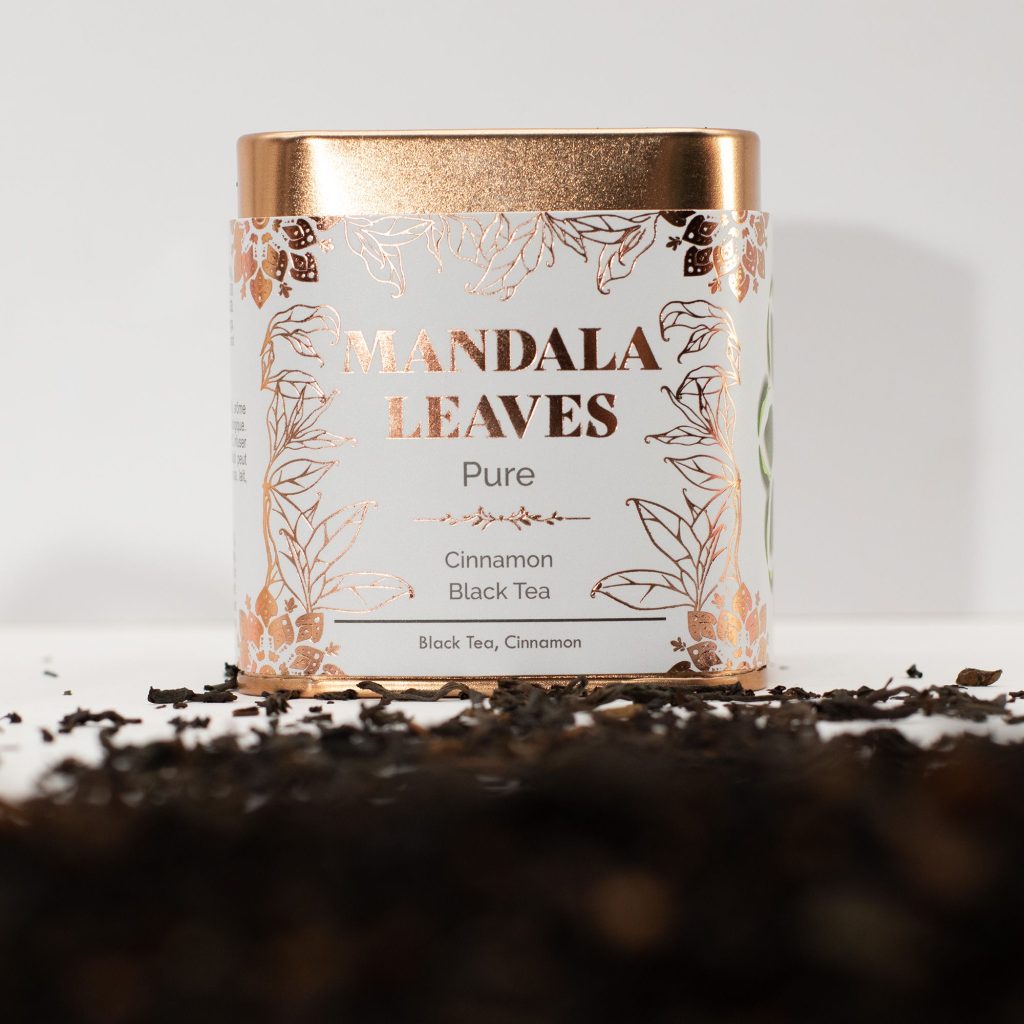 Té negro orgánico de canela de 50 g